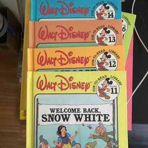 Walt Disney Bantam Books Fun To Read Vol 11-14Jan1986 Set of 4